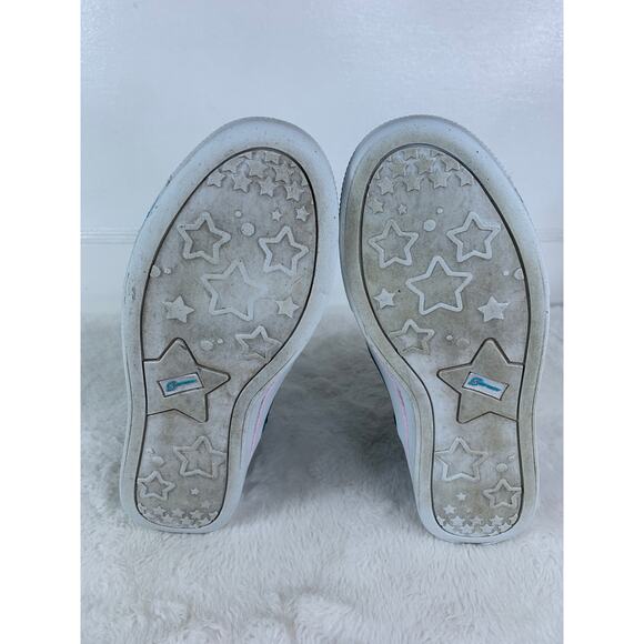 Skechers Girls Size 2 Donut Crystal Star High Tops Shoes Rhinestones - Picture 6 of 8